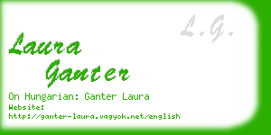 laura ganter business card